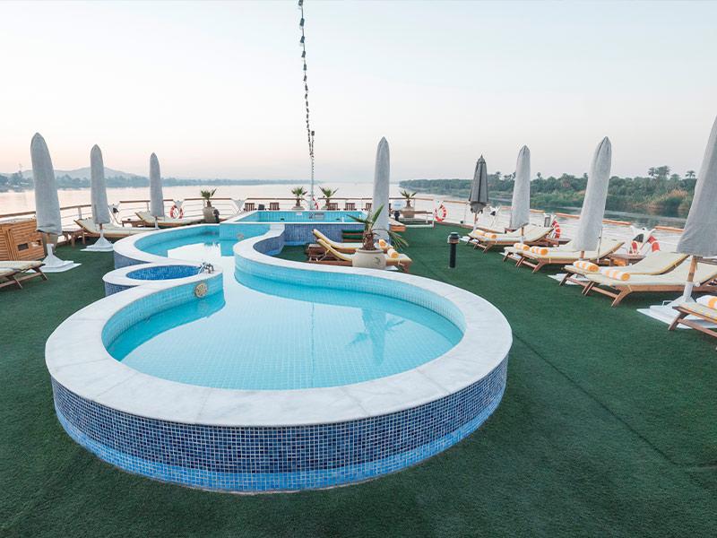 Sonesta Nile Goddess Cruise Ship Sun Deck