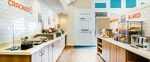 Free Breakfast. Full Spread. 