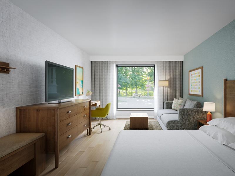 Sonesta Essential hotel suite with king bed